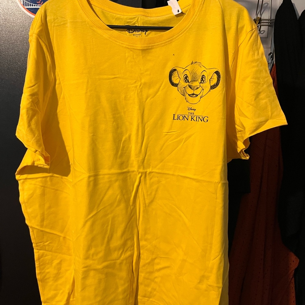 Disney Yellow Short Sleeve Tee